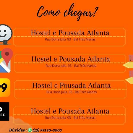Hostel & Pousada Atlanta Peruíbe Eksteriør bilde