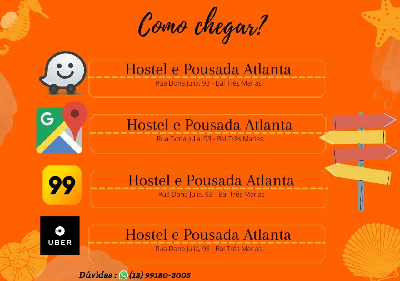 Hostel & Pousada Atlanta Peruíbe Eksteriør bilde